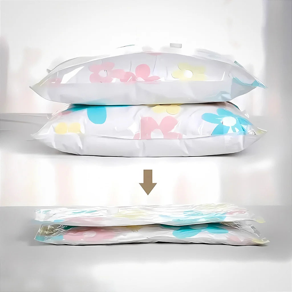 Kit 5 Bags Vacuum Air Organization Space Home