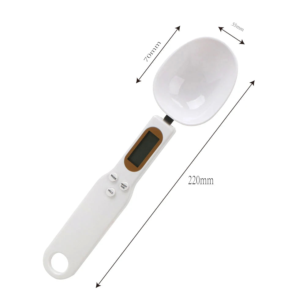 Kitchen Measuring Spoon Baking Supplies LCD Display Digital Mini Kitchen Scales 500g/0.1g Electronic Digital Spoon Scale