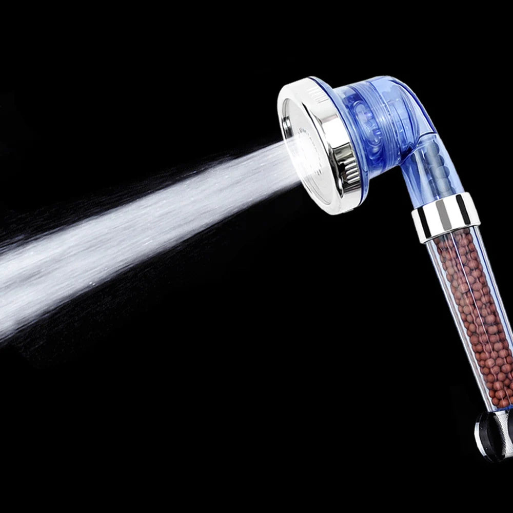 New 3 Mode Bathroom Water Therapy Shower Anion SPA Shower Head Water Saving Rainfall Shower Filter Head High Pressure ABS Spray