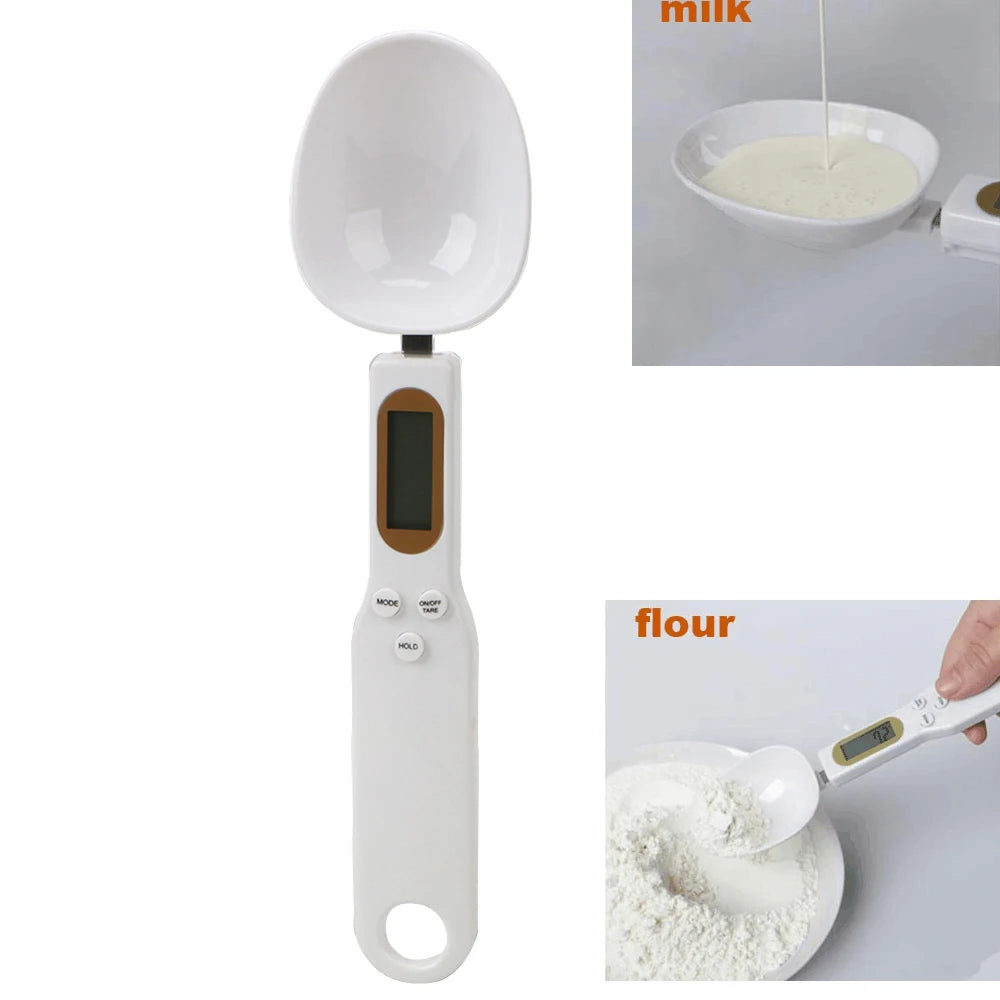 Kitchen Measuring Spoon Baking Supplies LCD Display Digital Mini Kitchen Scales 500g/0.1g Electronic Digital Spoon Scale