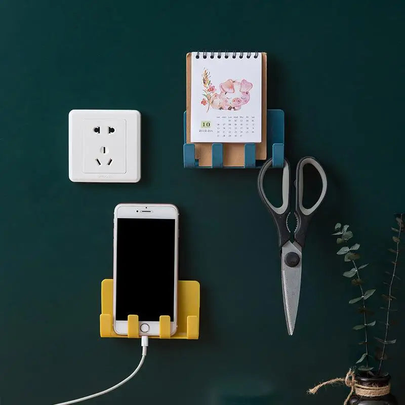 1PC Wall Mounted Organizer Storage Box Remote Control Stand Holder