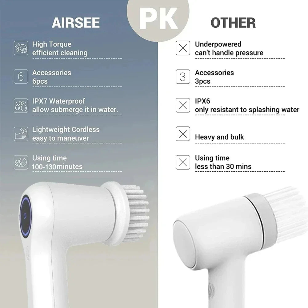 Xiaomi Household Cleaning Brushes Electric Kitchen Brush