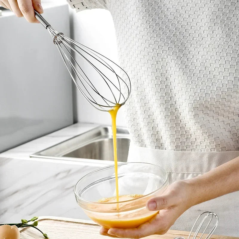 1Pc Rotary Manual Egg Beater Mixer Mini Kitchen Egg Whisk Bake Tool
