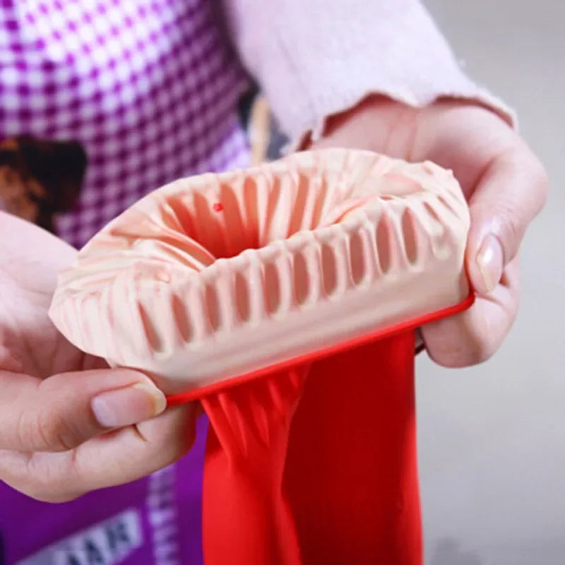 Flexible Comfortable Rubber Clean Gloves Red Dish Lady Washing Long   Home Bathroom Cleaning Kitchen Accessories