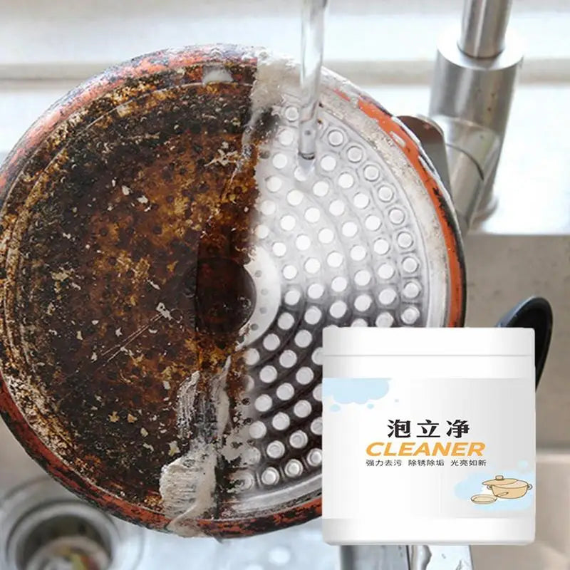 Multifunctional Home Kitchen Heavy Oil Cleaning Powder Bubble Cleaner Stain Removal And Anti-Rust Cleaning Tool For Faucets Sink