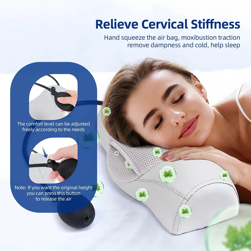 2 IN 1 Electric Neck And Back Massage Pillow