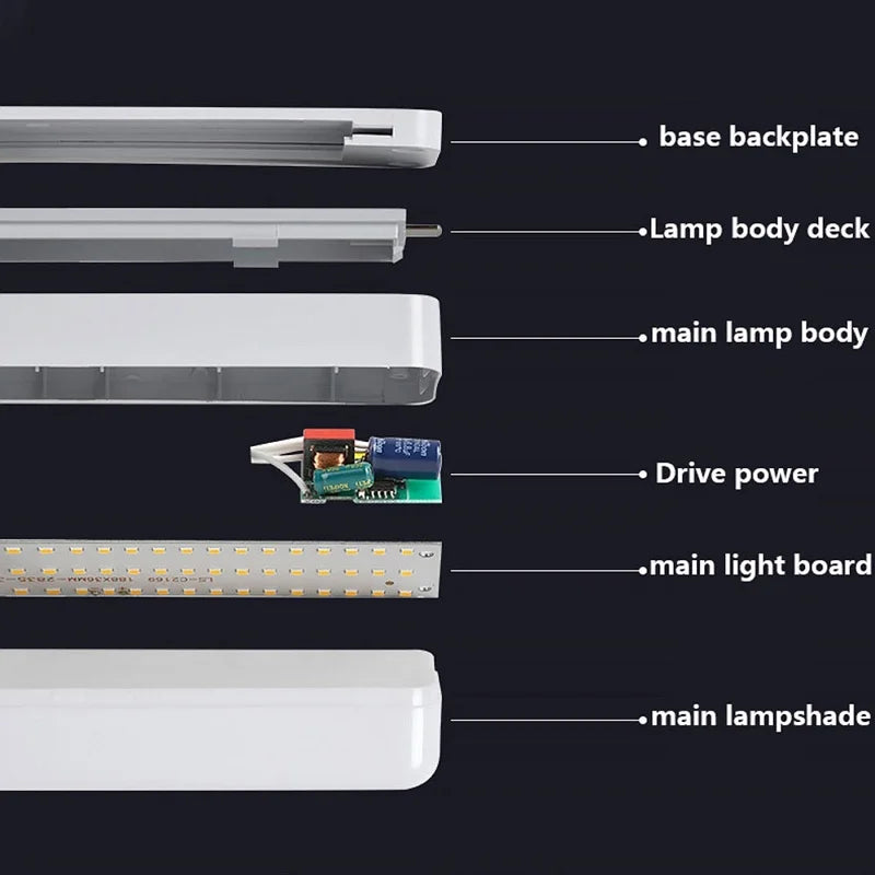 20CM 40CM LED Wall Lamp Bathroom Moisture-proof Mirror Light
