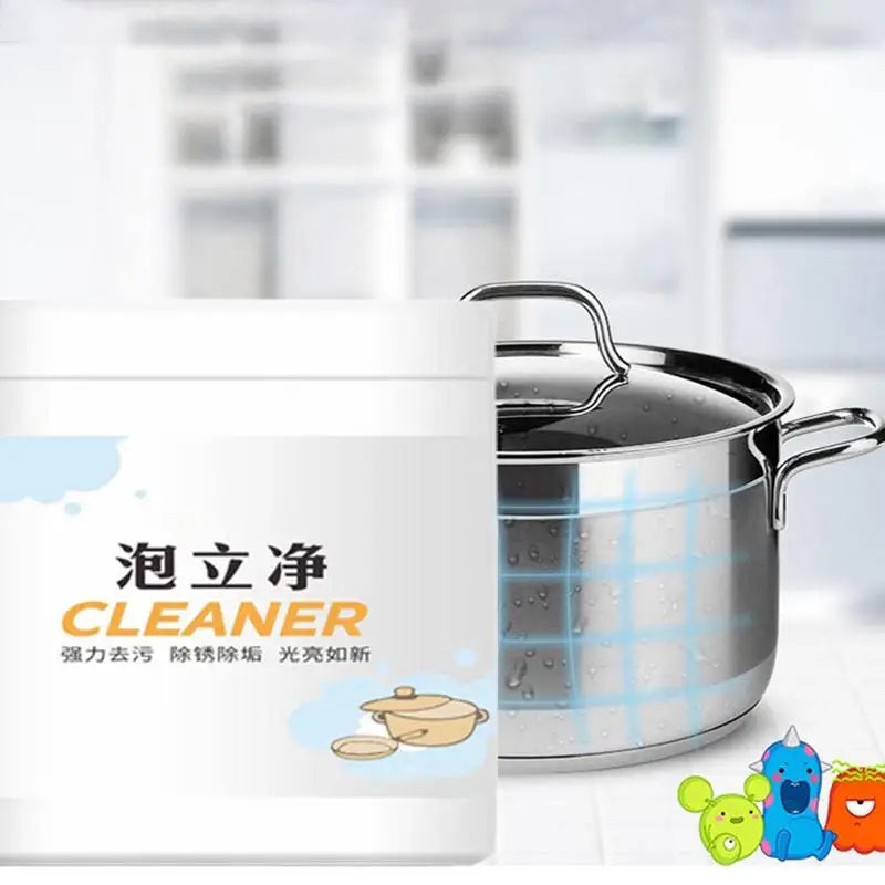 Multifunctional Home Kitchen Heavy Oil Cleaning Powder Bubble Cleaner Stain Removal And Anti-Rust Cleaning Tool For Faucets Sink