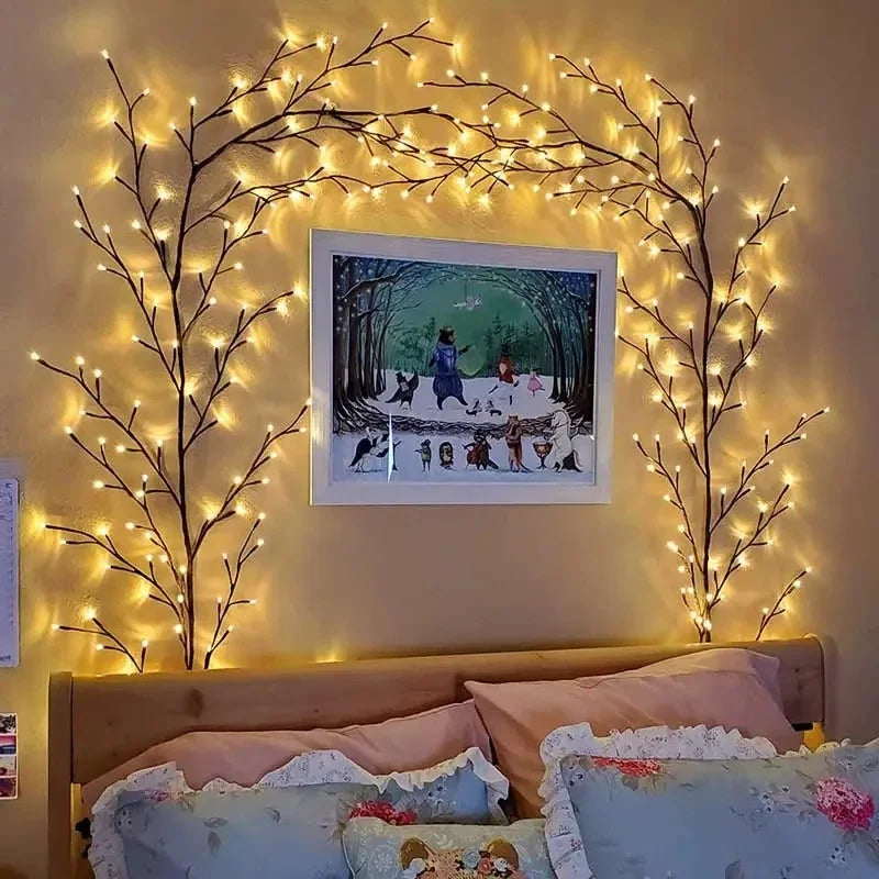 144 LEDs Lighted Vine Tree for Home Bendable Branch Lights