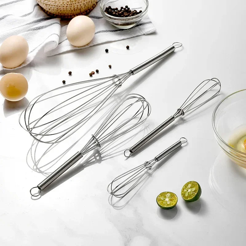 1Pc Rotary Manual Egg Beater Mixer Mini Kitchen Egg Whisk Bake Tool