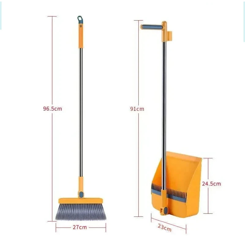 Broom and Dustpan Set Mops for Rotary Domestic Cleaning