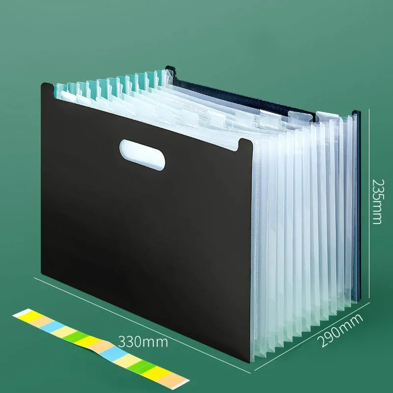 Desk File Folder Document Paper Organizer Storage Holder Multilayer Expanding Box School Office Stationery Home Organization