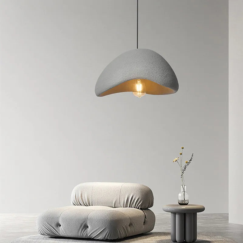 Modern Restaurant Island Handmade Wabi Sabi Chandelier Nordic Cafe Bar Dining Bedroom Lighting Indoor LED Art Decor Pendant Lamp